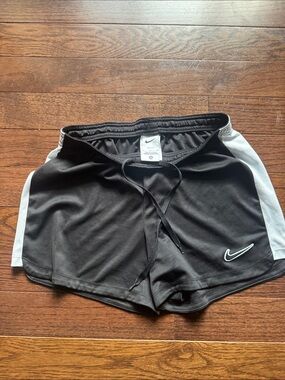 Nike Black dri-fit Athletic Shorts with White Side Panels
